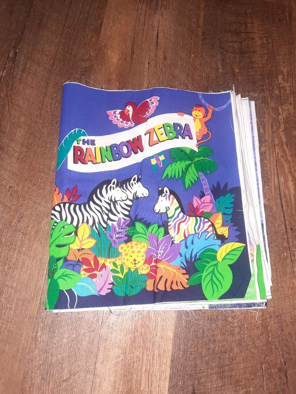 The Rainbow Zebra Fabric